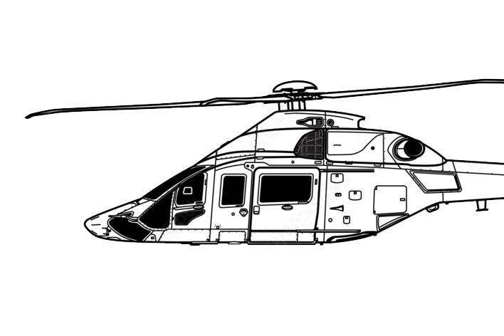 Airbus H160 diagram
