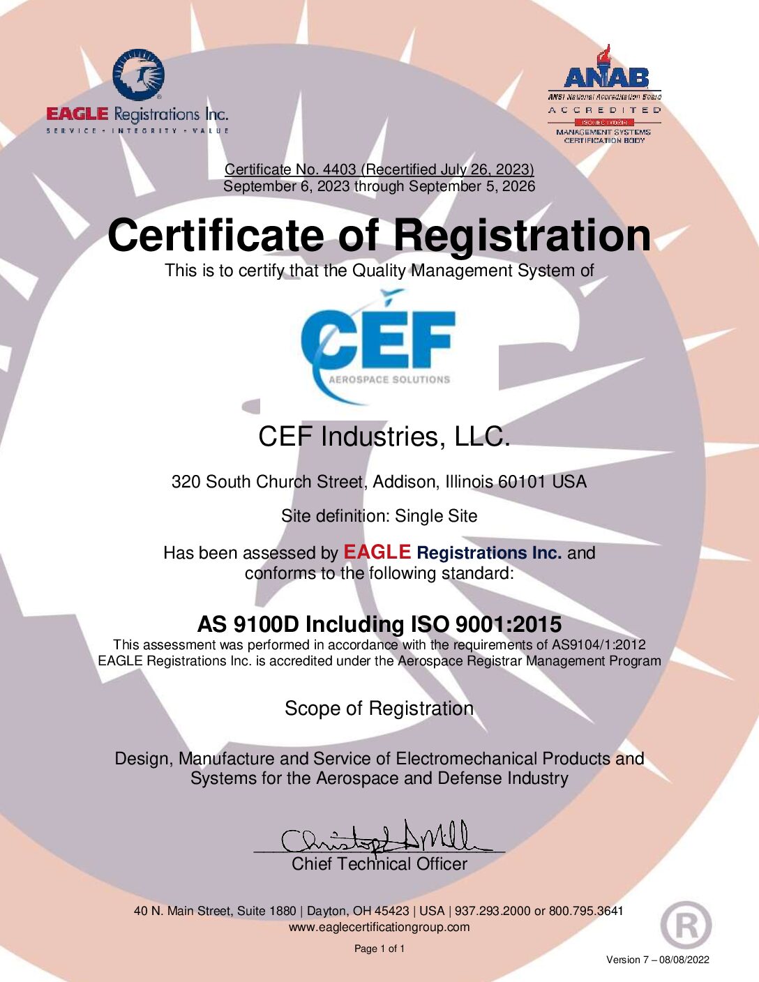 ISO 9001 / AS9100