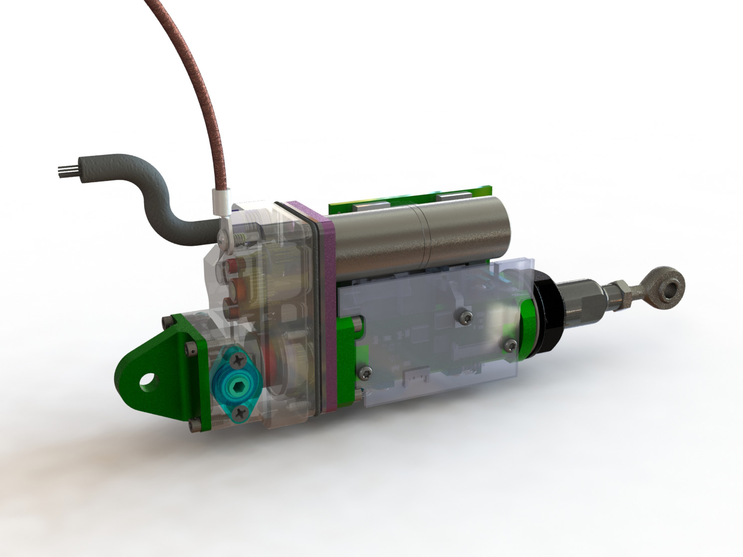 8800 rendered translucent actuator